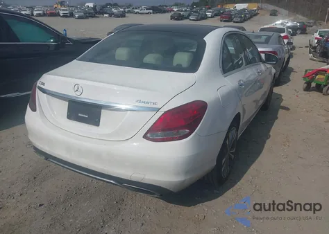 2018 Mercedes-Benz C 300 4Matic z USA, uszkodzony, nr VIN WDDWF4KB2JR424118